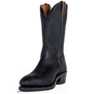 Boulet Classic Black Western Leather Boots